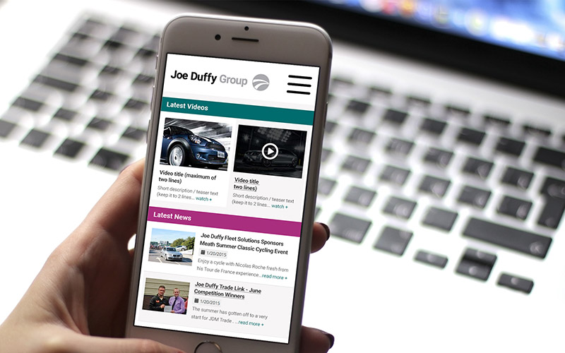 Joe Duffy Mobile Site